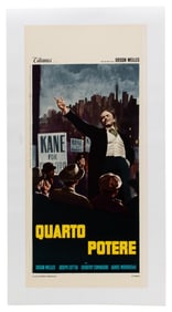 Citizen Kane 'Quarto Potere' Italian Movie Poster