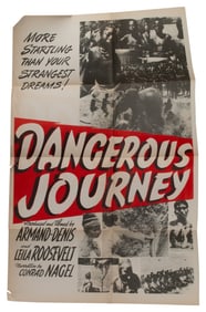 1944 One Sheet Dangerous Journey Movie Poster