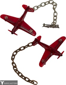 WWII Sweetheart Airplane & Wings Brooch