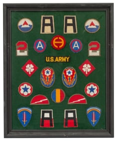 US Army WWII Insignia Patch Collection