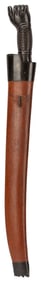 19th c. Indonesian Malay Parang Carved Fist Sword