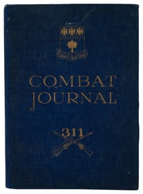 WWII 1945 Combat Journal 311 Timberwolf Regiment