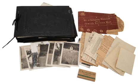 WWII Jewish American Military Memorabilia Lot
