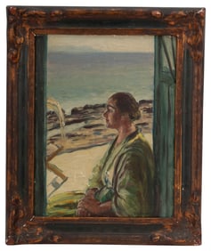Dante M. Canasi - Antique Signed Oil Portrait