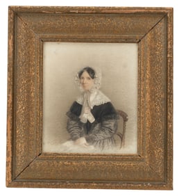 Edward Heaton - Victorian Watercolor Portrait