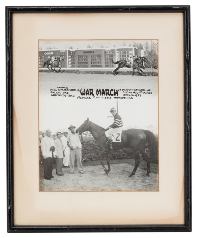 1957 Horse Racing Winners Circle Photo (1 of 5)