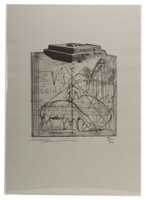 Ygael Tumarkin - Pencil Signed Lithograph