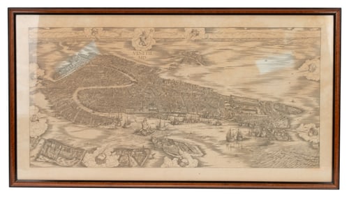 Jacopo de' Barbari Map - View of Venice Print