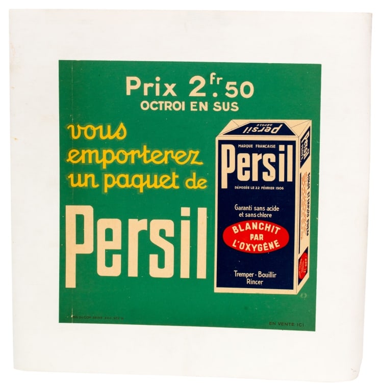 1960s Persil Laundry Powder French Ad Poster (1 of 5)