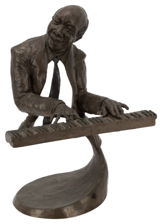 Mark Hopkins Signed Bronze Sculpture - Jazz Piano (1 of 9)