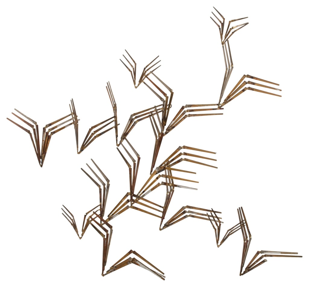 20th c. Brutalist Bird Wall Sculpture (1 of 7)