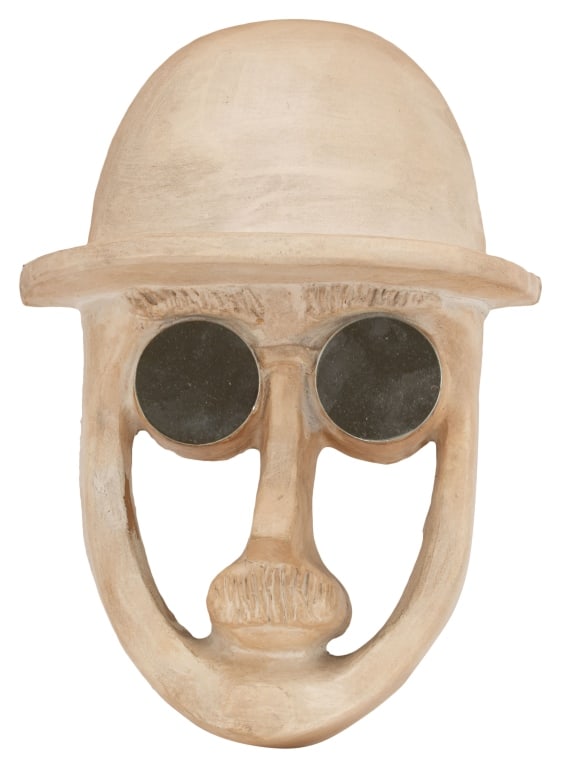 David Gil - Bennigton Pottery Sculpture Mask (1 of 8)