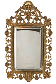 Victorian Bacchus Beveled Wall Mirror