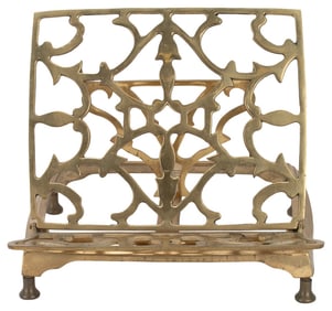 Antique Brass Bible Holder Book Stand