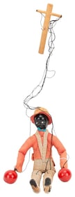 African-American Folk Art Marionette Puppet