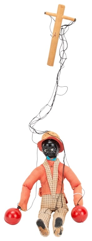 African-American Folk Art Marionette Puppet (1 of 7)