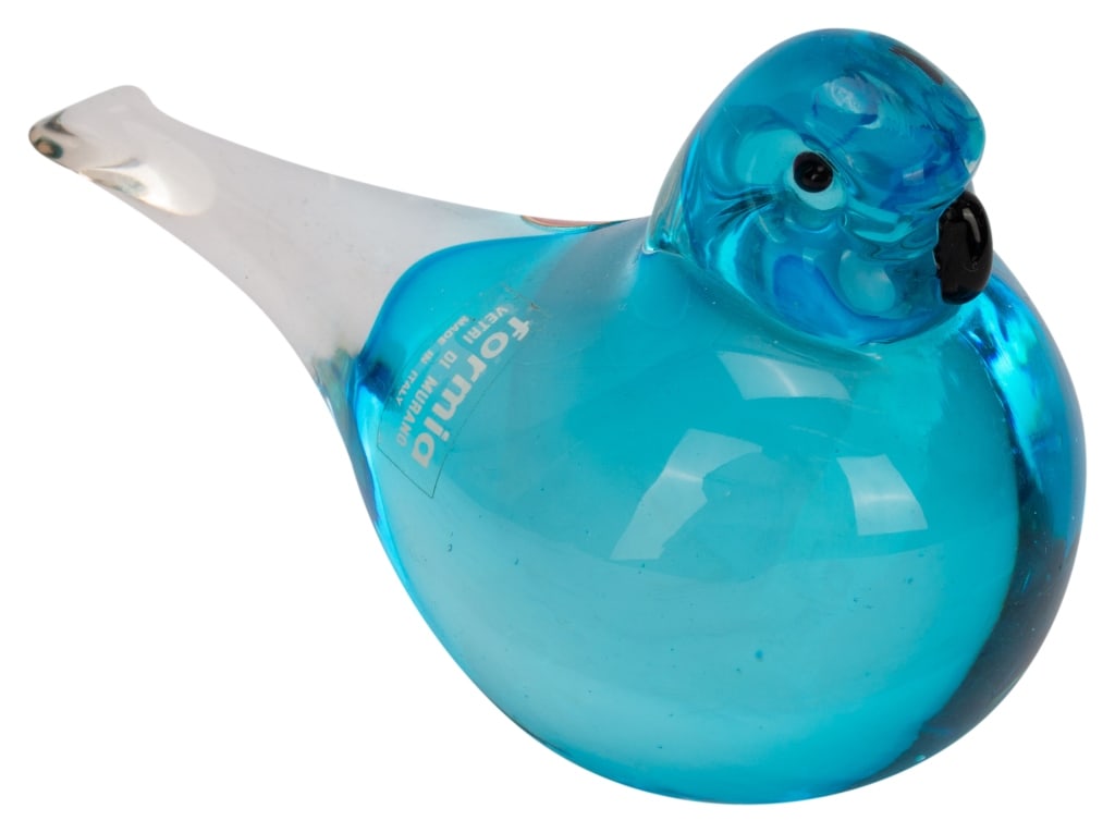 Murano Italy Art Glass Dove Figural Sculpture (1 of 6)