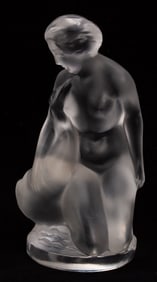 Lalique Leda Nude & The Swan Crystal Figurine