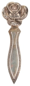 Topazio Portugal Sterling Silver Rose Book Mark