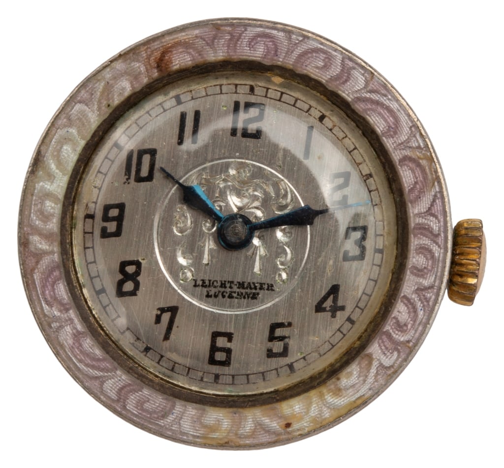 Leicht-Mayer Sterling Guilloche Pendant Watch (1 of 6)