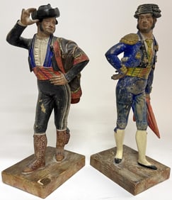 Jose Cubero 19th c. Spanish Matador Sculptures