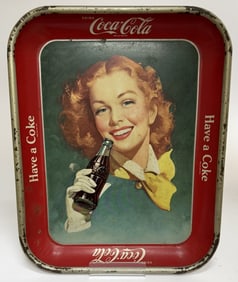 1948 Coca-Cola Soda Advertising Serving Tray