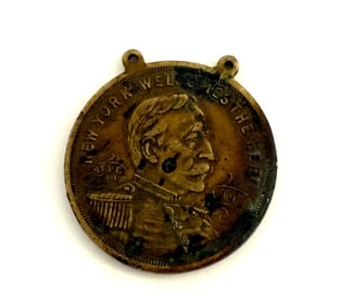 1899 Dewey USS Olympia Hero Returns to NY Medal