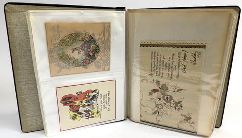 Vintage 1910s-1960s Greeting Card Album Lot