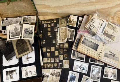 Lot of Black & White Antique Photographs & Albums