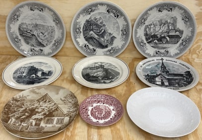 Vintage European Porcelain Plates, Villeroy & Boch
