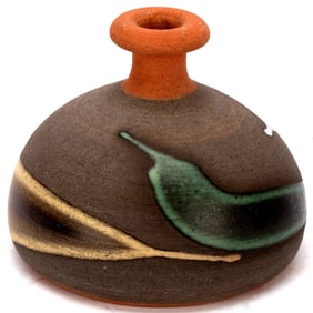 Vintage Alfa Dom Terracotta Drip Glaze Pottery