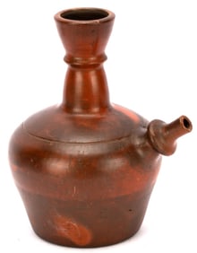 Traditional Javanese Terracotta Kendi Jug