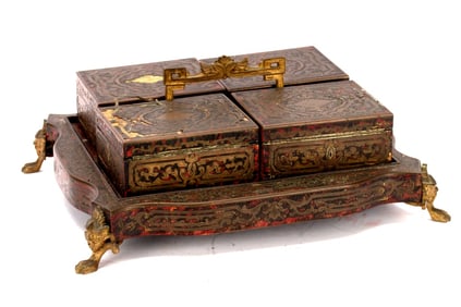 19th C. French Boulle Marquetry Box