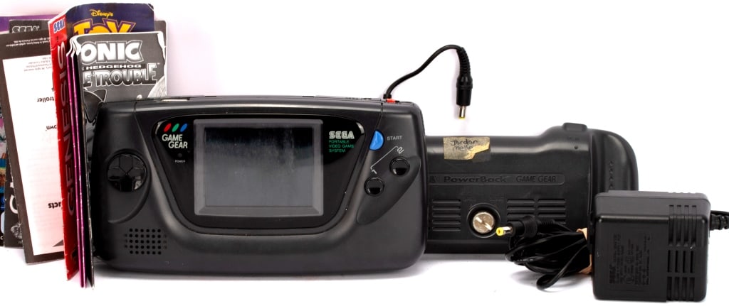 1990 Sega Game Gear Handheld Console & Games (1 of 3)