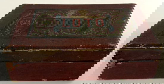 Antique Loto Game Box Set McLaughlin Bros. NY USA