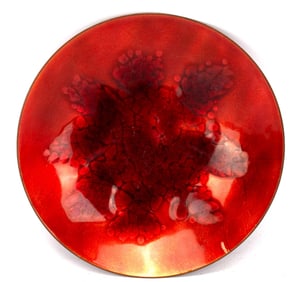 MCM Signed Keraka Cape Cod Enamel Copper Plate