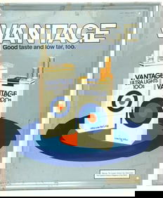 1982 Vantage Cigarettes Advertising Sign