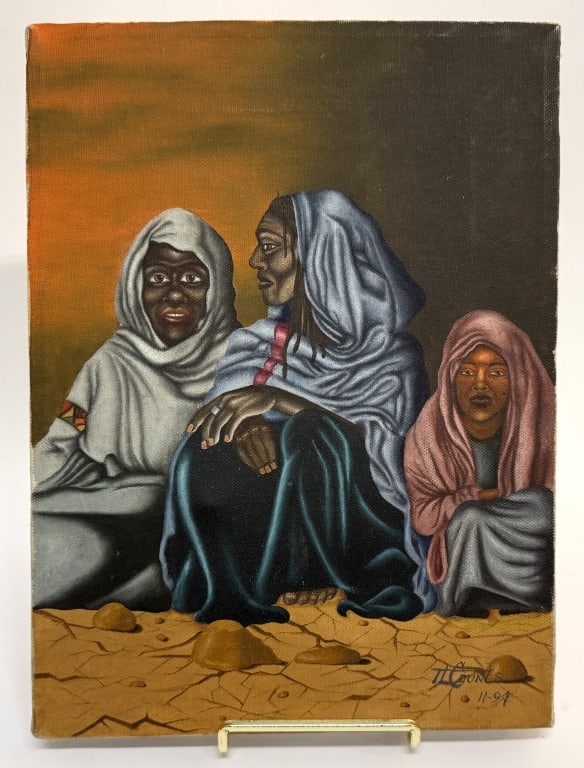 TL Counts Signed Oil Portrait on Canvas (1 of 5)