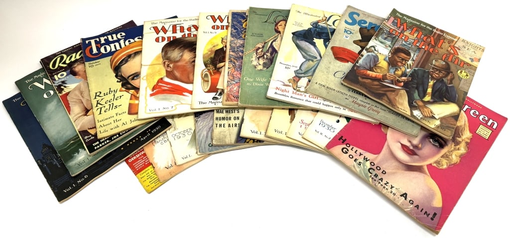 Lot of 25+ Vintage 1930s Magazines (1 of 3)