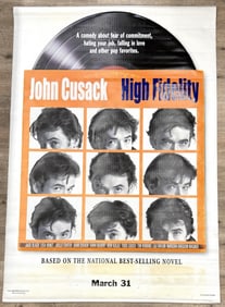 2000 High Fidelity John Cusack Movie Banner