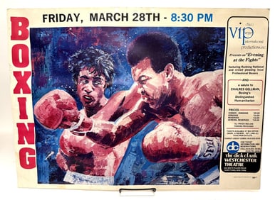 1980 Dick Clark Theater New York Boxing Poster