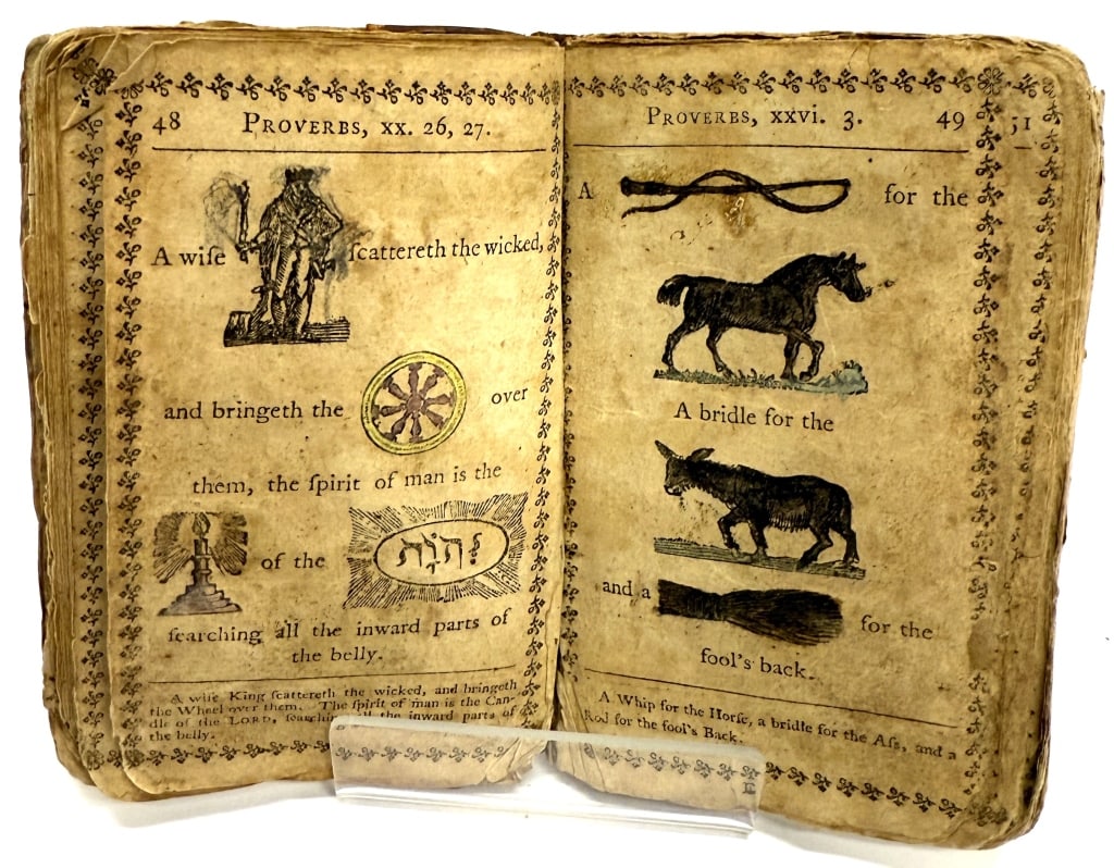 Antique Miniature Rebus 'Hieroglyphic Bible' (1 of 7)