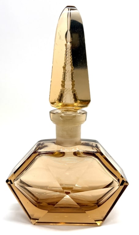Moser Art Deco Eiffel Tower Glass Perfume Bottle (1 of 7)