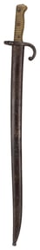 French Military Officer's Bayonet with Scabbard