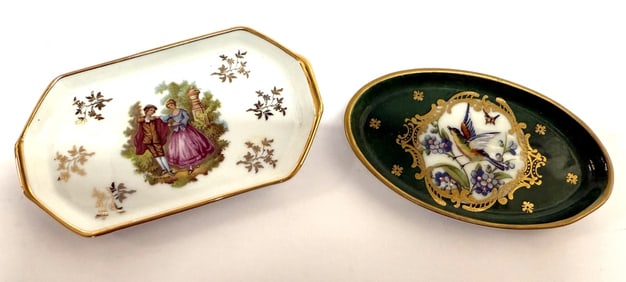 Limoges France Porcelain Miniature Dishes