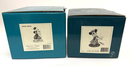 1990s Disney Classics Mickey & Minnie Figurines