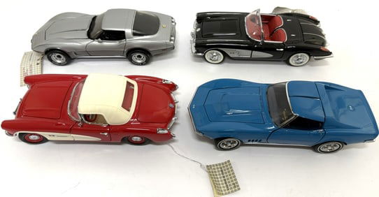 Franklin Mint & Ertl Corvette Diecast Model Cars