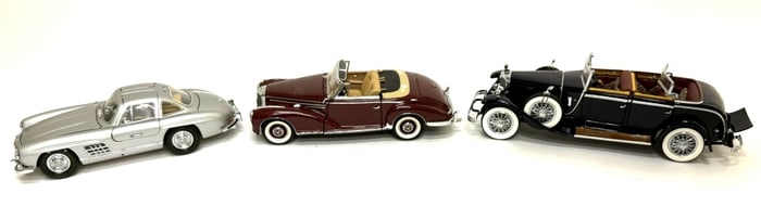 Franklin Mint Mercedes-Benz Diecast Model Cars
