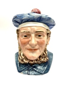 Antique Character Jug Tobacco Jar