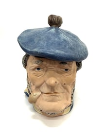 Antique LPW Scottish Man Figural Tobacco Jar